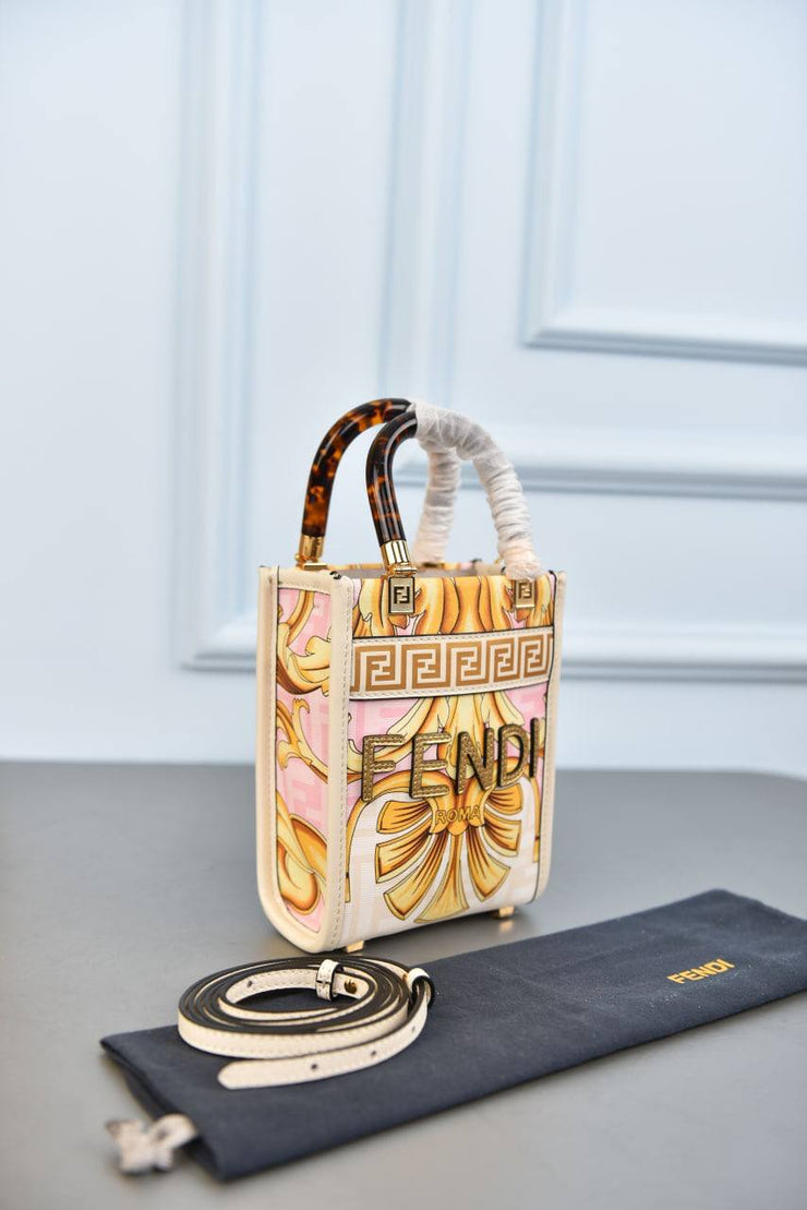 VERSACE- Mini Sunshine Shopper Bag