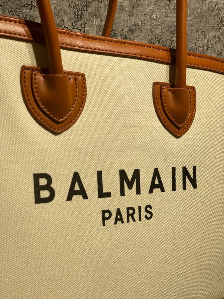 BALMAIN- Ecru Canvas