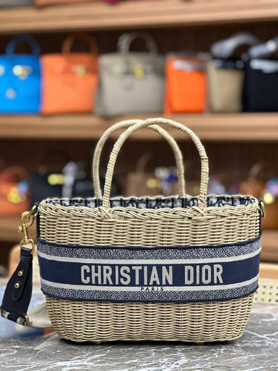 DIOR - WICKER BASKET BAG