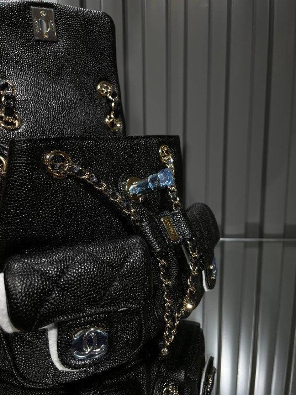 CHANEL-Backpack Caviar