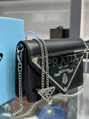 PRADA- logo shoulder