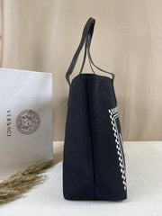 VERSACE-Canvas Tote Bag