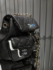 CHANEL-Backpack Caviar