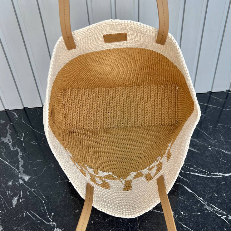 PRADA-RAFIA TOTE