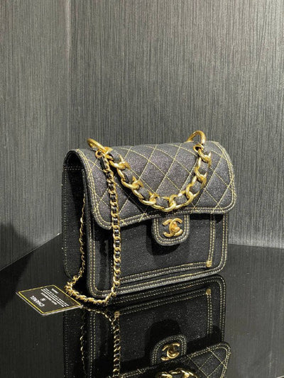 CHANEL- Denim Flap