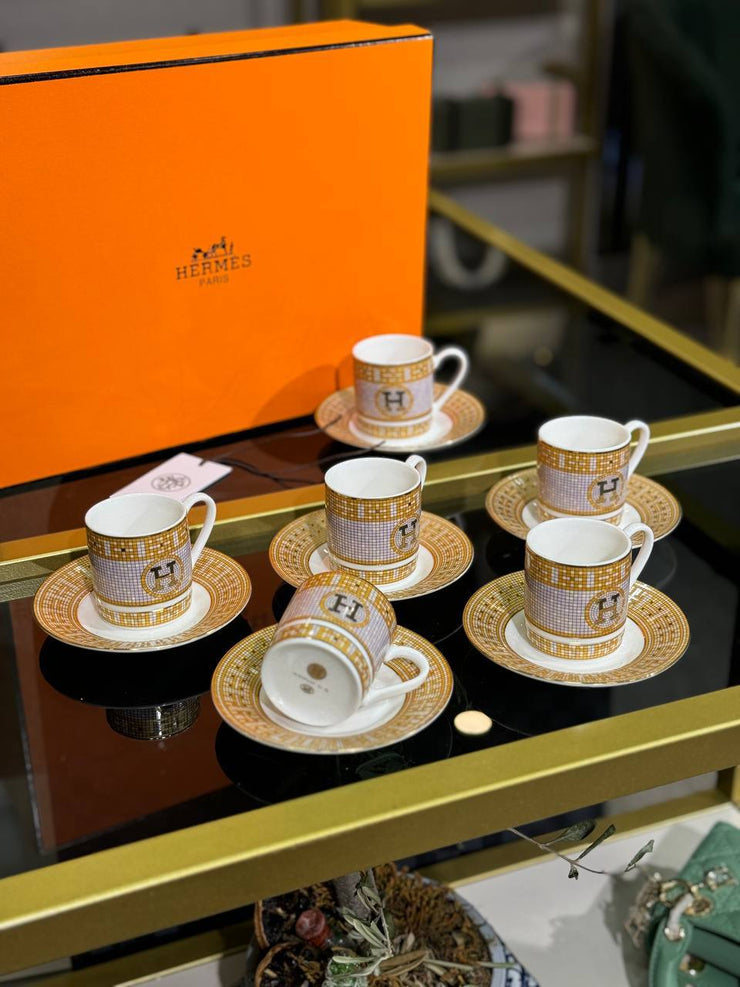 HERMES-Hermes Coffee Porcelain Set ✨