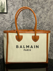 BALMAIN- Ecru Canvas