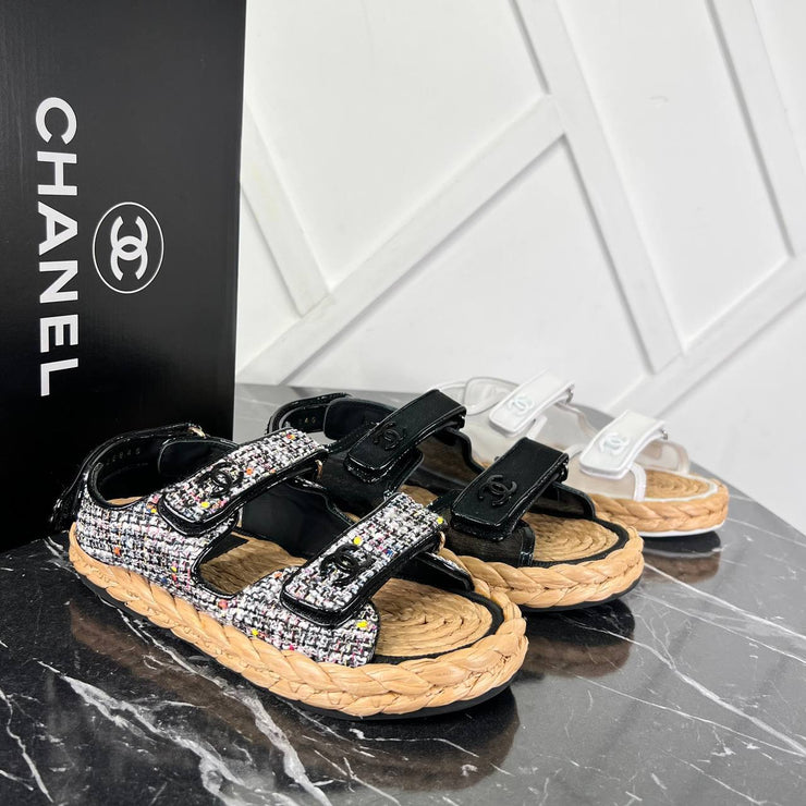 CHANEL-Chanel Knitting Sandal